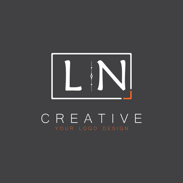 initial monogram logo for Creative with square style design.