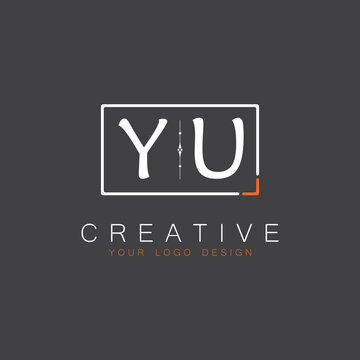 initial monogram logo for Creative with square style design.