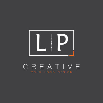 initial monogram logo for Creative with square style design.