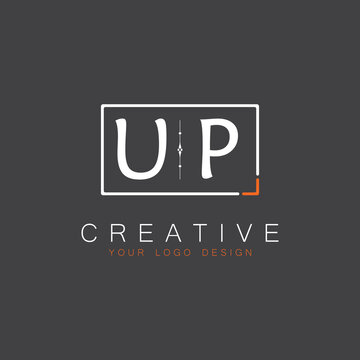 initial monogram logo for Creative with square style design.