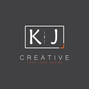 initial monogram logo for Creative with square style design.