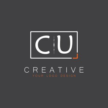 initial monogram logo for Creative with square style design.