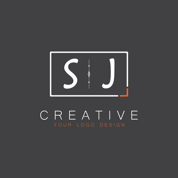 initial monogram logo for Creative with square style design.