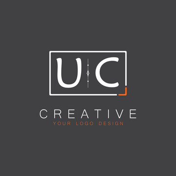 initial monogram logo for Creative with square style design.