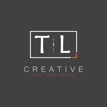 initial monogram logo for Creative with square style design.