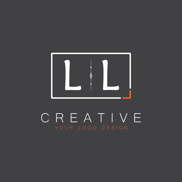 initial monogram logo for Creative with square style design.