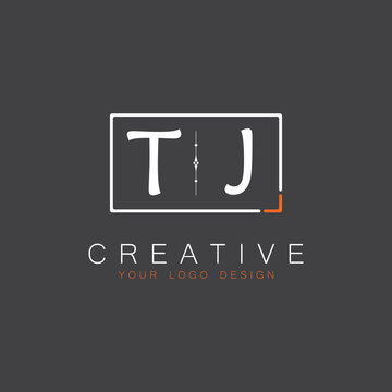initial monogram logo for Creative with square style design.