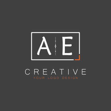 initial monogram logo for Creative with square style design.