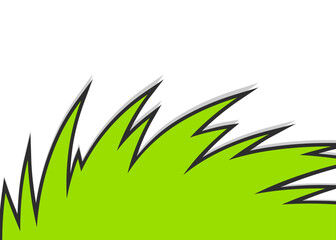 Aufkleber - abstract background with curved spike pattern and with some copy space area