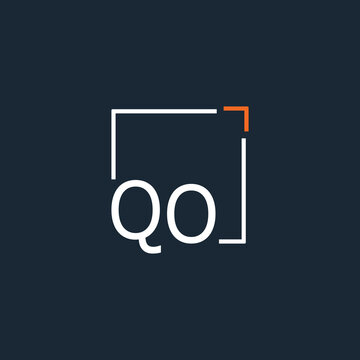 initial monogram logo for Creative with square style design.