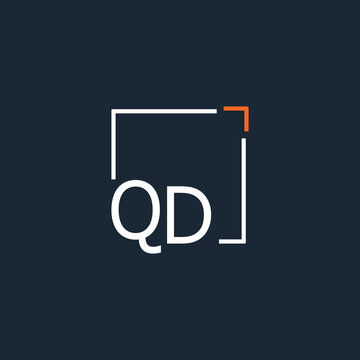 initial monogram logo for Creative with square style design.
