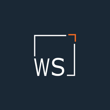 initial monogram logo for Creative with square style design.