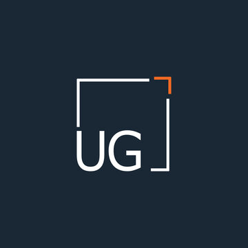 initial monogram logo for Creative with square style design.