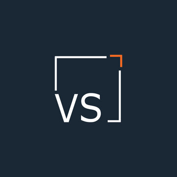 initial monogram logo for Creative with square style design.