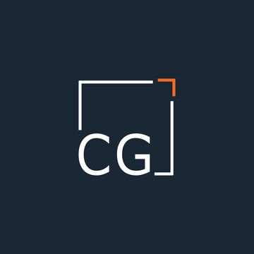 initial monogram logo for Creative with square style design.