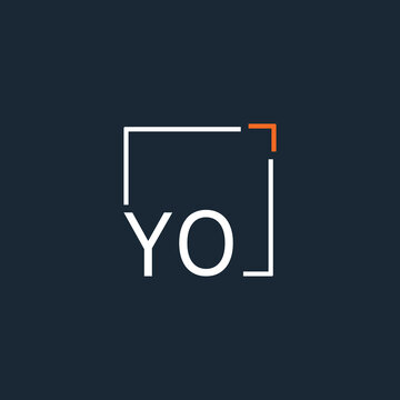 initial monogram logo for Creative with square style design.