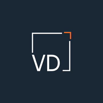 initial monogram logo for Creative with square style design.