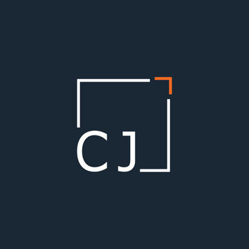 initial monogram logo for Creative with square style design.