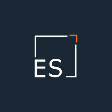 initial monogram logo for Creative with square style design.