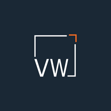 initial monogram logo for Creative with square style design.