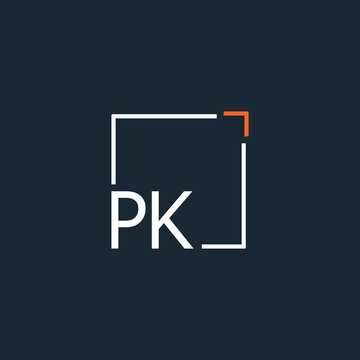 initial monogram logo for Creative with square style design.