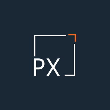 initial monogram logo for Creative with square style design.