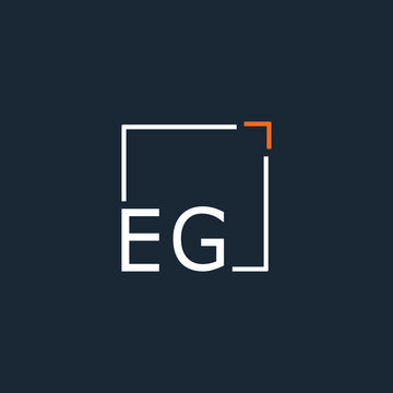 initial monogram logo for Creative with square style design.