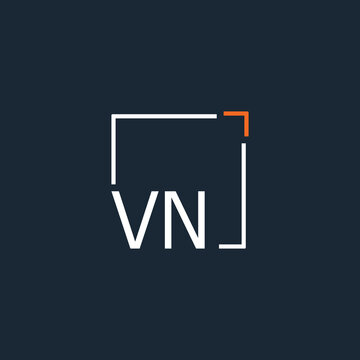 initial monogram logo for Creative with square style design.