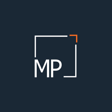 initial monogram logo for Creative with square style design.