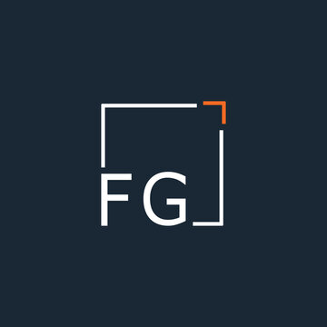 initial monogram logo for Creative with square style design.