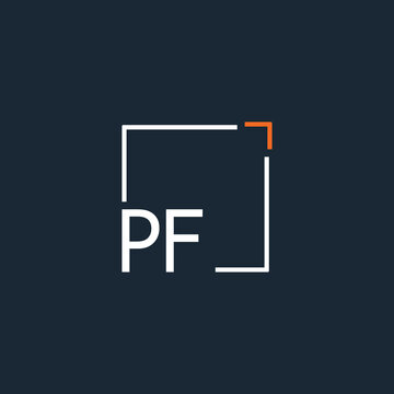initial monogram logo for Creative with square style design.