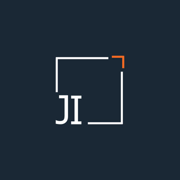 initial monogram logo for Creative with square style design.