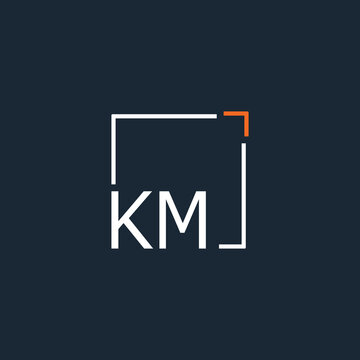 initial monogram logo for Creative with square style design.