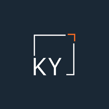 initial monogram logo for Creative with square style design.