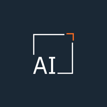 initial monogram logo for Creative with square style design.