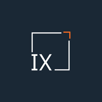initial monogram logo for Creative with square style design.