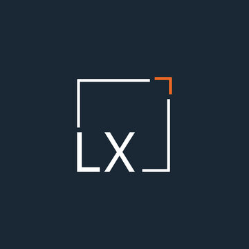initial monogram logo for Creative with square style design.