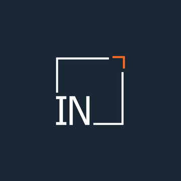 initial monogram logo for Creative with square style design.