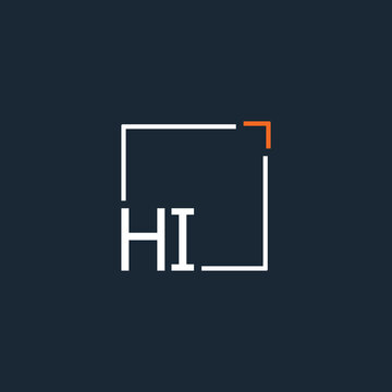 initial monogram logo for Creative with square style design.