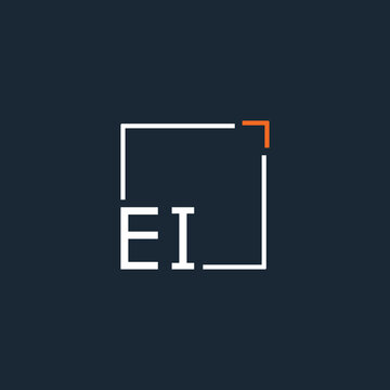 initial monogram logo for Creative with square style design.