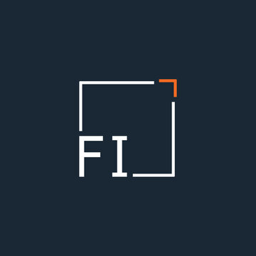 initial monogram logo for Creative with square style design.