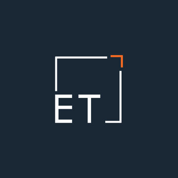 initial monogram logo for Creative with square style design.