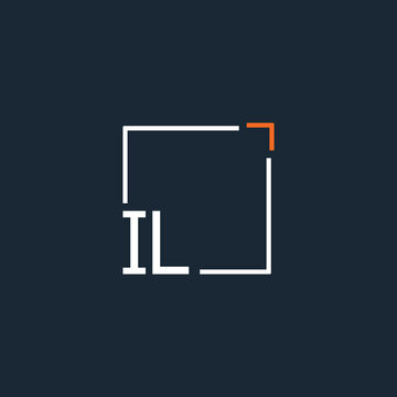 initial monogram logo for Creative with square style design.