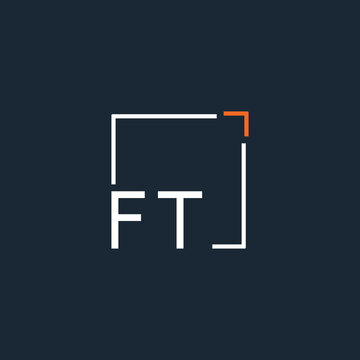 initial monogram logo for Creative with square style design.