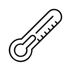 Poster - Thermometer icon vector illustration for medical checkup and healthcare concept