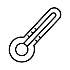 Poster - Thermometer icon medical temperature check health fever body temperature measure