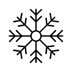 Poster - Snowflake winter snow ice crystal frost design christmas holiday season art