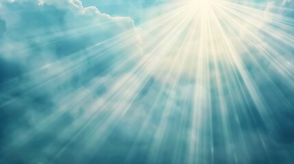 Wall Mural - Radiant sunlit clouds