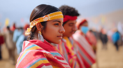 Poster - Inti raymi festival celebrating the sun god in cusco, peru - travel and culture