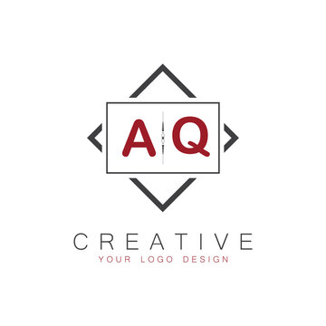 initial monogram logo for Creative with square style design.